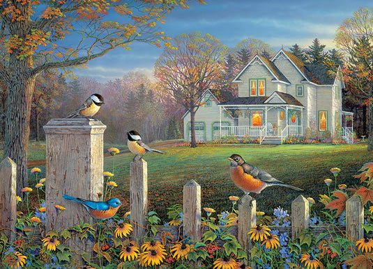 Evening Birds 1000 Piece Jigsaw Puzzle by Cobble Hill - 2