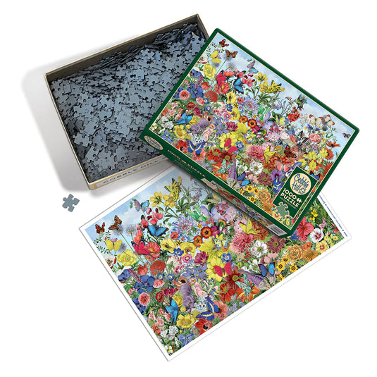 Butterfly Garden 1000 Piece Jigsaw Puzzle by Cobble Hill