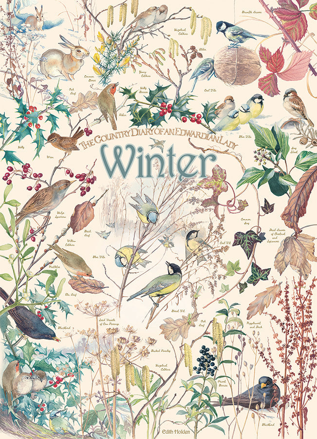 Country Diary: Winter 1000 Piece Jigsaw Puzzle by Cobble Hill