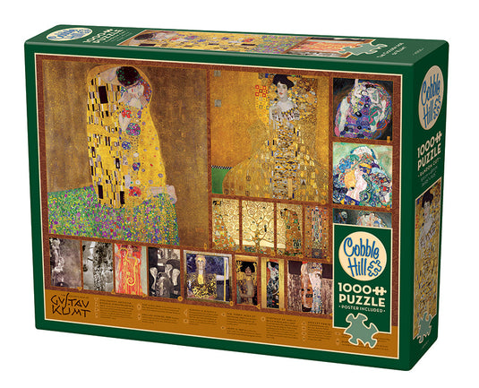 The Golden Age of Klimt 1000 Piece Jigsaw Puzzle by Cobble Hill - 1