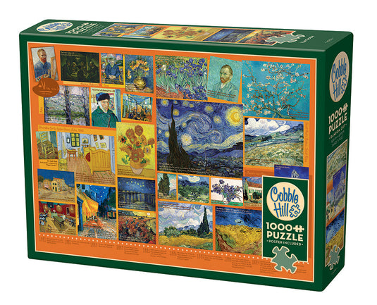 Van Gogh 1000 Piece Jigsaw Puzzle by Cobble Hill - 1