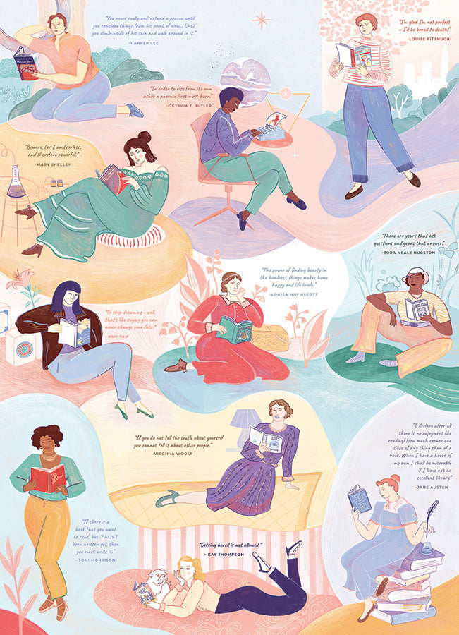 Literary Women 1000 Piece Jigsaw Puzzle by Cobble Hill