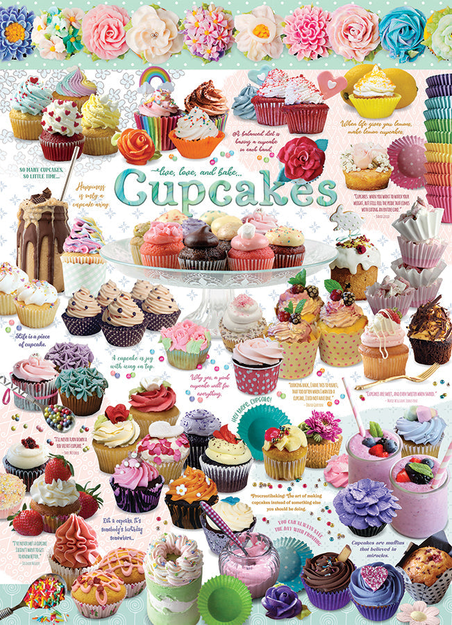 Cupcake Time 1000 Piece Jigsaw Puzzle by Cobble Hill
