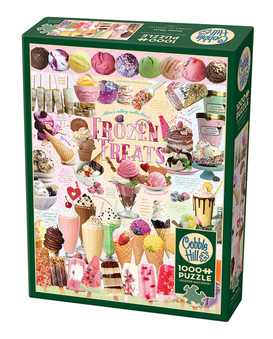 Frozen Treats 1000 Piece Jigsaw Puzzle by Cobble Hill - 1