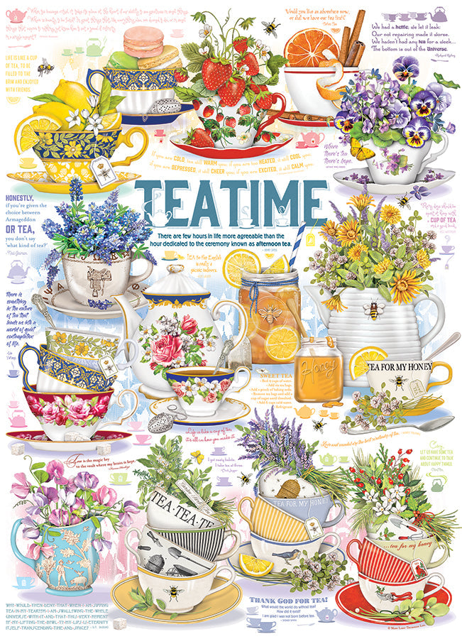 Tea Time 1000 Piece Jigsaw Puzzle by Cobble Hill