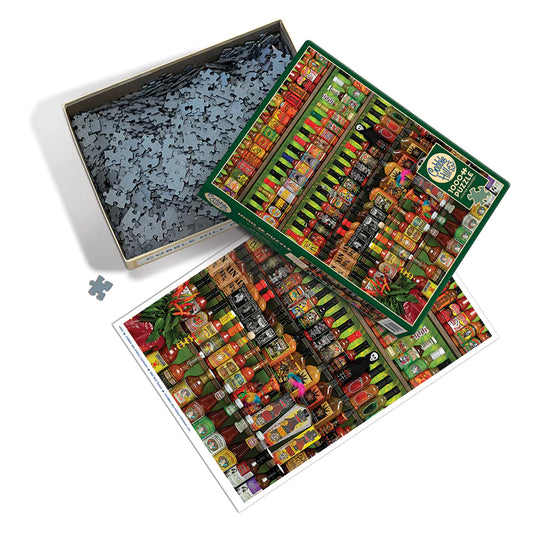 Hot Hot Sauce 1000 Piece Jigsaw Puzzle by Cobble Hill