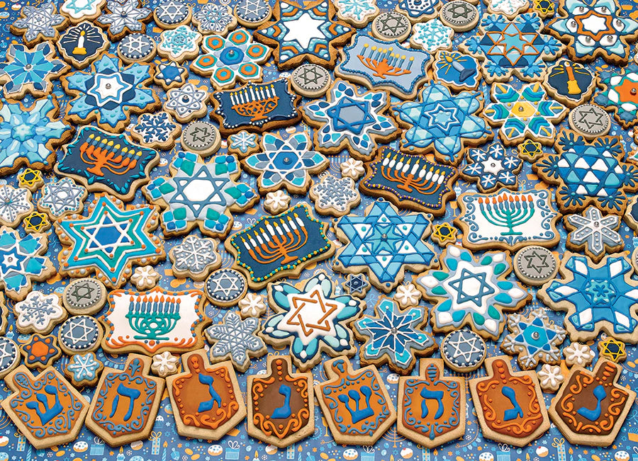Hanukkah Cookies 1000 Piece Jigsaw Puzzle by Cobble Hill