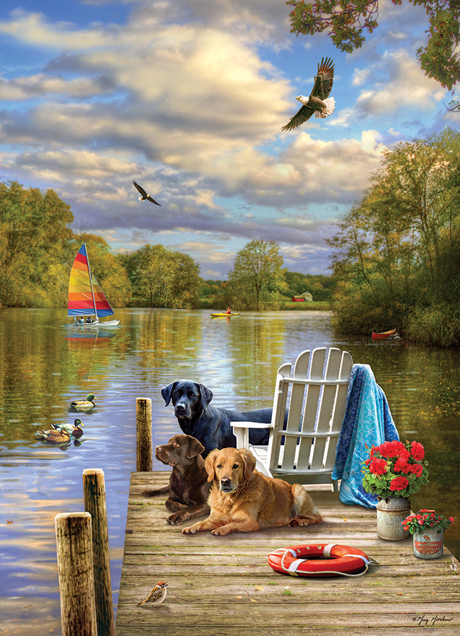 Dog Day Afternoon 1000 Piece Jigsaw Puzzle by Cobble Hill