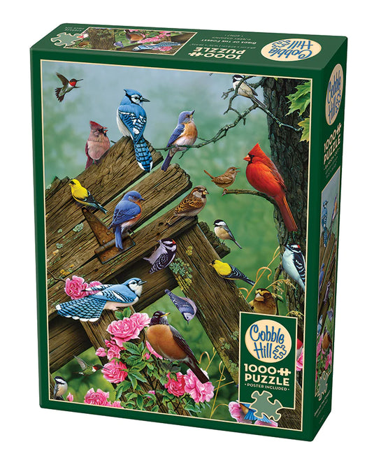 Birds of the Forest 1000 Piece Jigsaw Puzzle by Cobble Hill