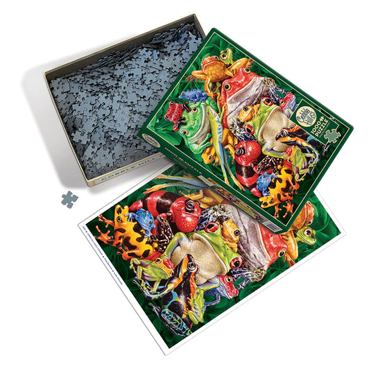 Frog Business 1000 Piece Jigsaw Puzzle by Cobble Hill