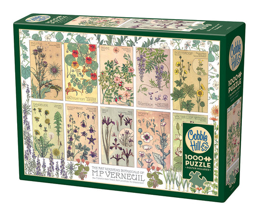 Botanicals by Verneuil 1000 Piece Jigsaw Puzzle by Cobble Hill - 1