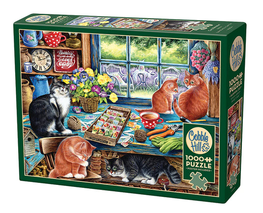 Cats Retreat 1000 Piece Jigsaw Puzzle by Cobble Hill