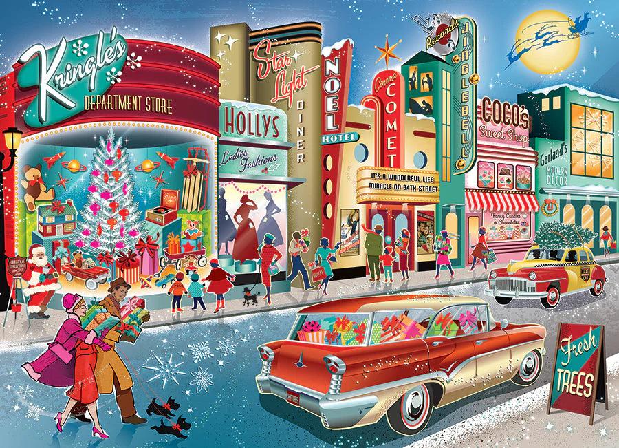 Vintage Main Street 1000 Piece Jigsaw Puzzle by Cobble Hill