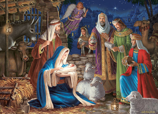 Miracle in Bethlehem 1000 Piece Jigsaw Puzzle by Cobble Hill - 2