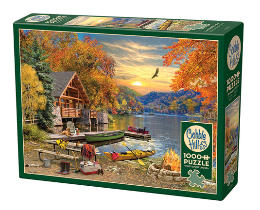 Lakeside Retreat 1000 Piece Jigsaw Puzzle by Cobble Hill