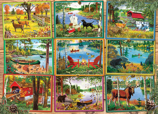 Postcards from Lake Country 1000 Piece Jigsaw Puzzle by Cobble Hill