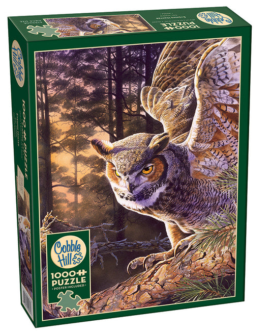 Evening Hunter 1000 Piece Jigsaw Puzzle by Cobble Hill - 1