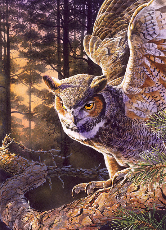 Evening Hunter 1000 Piece Jigsaw Puzzle by Cobble Hill - 2