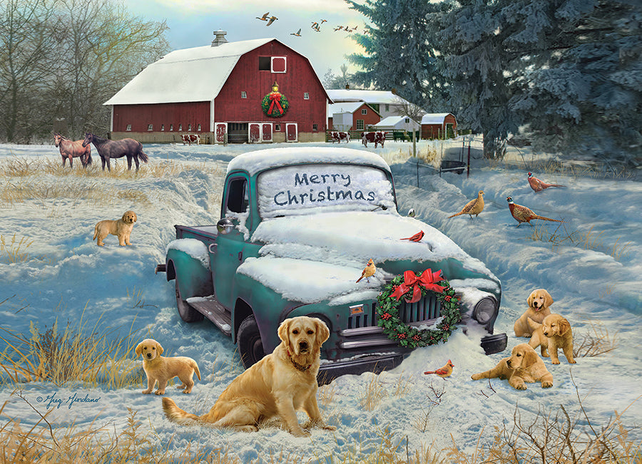 Merry Christmas 1000 Piece Jigsaw Puzzle by Cobble Hill