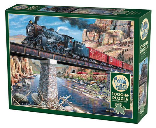 Stone Steel and Steam 1000 Piece Jigsaw Puzzle by Cobble Hill - 1