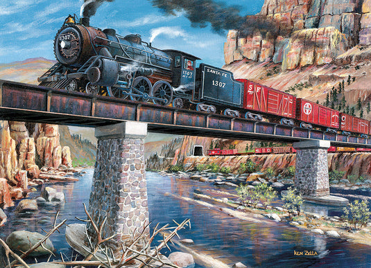 Stone Steel and Steam 1000 Piece Jigsaw Puzzle by Cobble Hill - 2