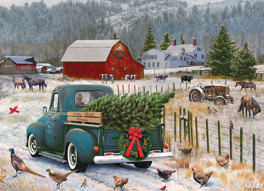 Home for Christmas 1000 Piece Jigsaw Puzzle by Cobble Hill - 2