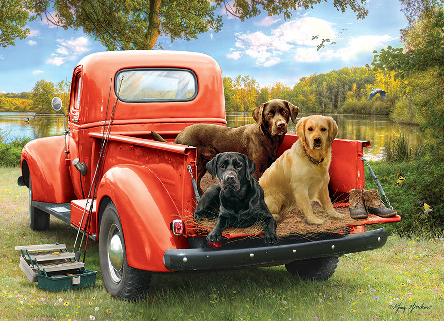 Fishing Friends 1000 Piece Jigsaw Puzzle by Cobble Hill