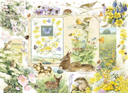 Nature Journal: Spring 1000 Piece Jigsaw Puzzle by Cobble Hill - 2