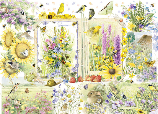 Nature Journal: Summer 1000 Piece Jigsaw Puzzle by Cobble Hill - 2