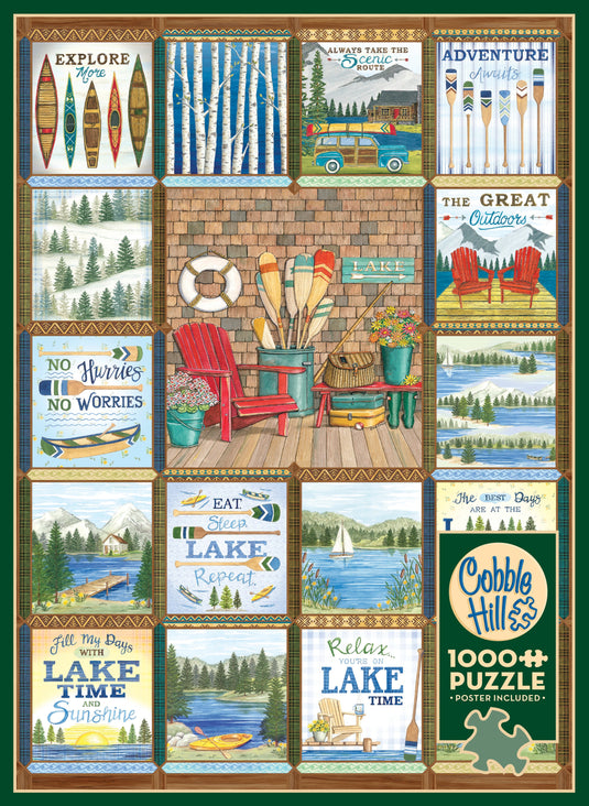 Lake Country 1000 Piece Jigsaw Puzzle by Cobble Hill - 5