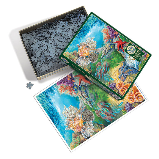 Reef Life 1000 Piece Jigsaw Puzzle by Cobble Hill - 3