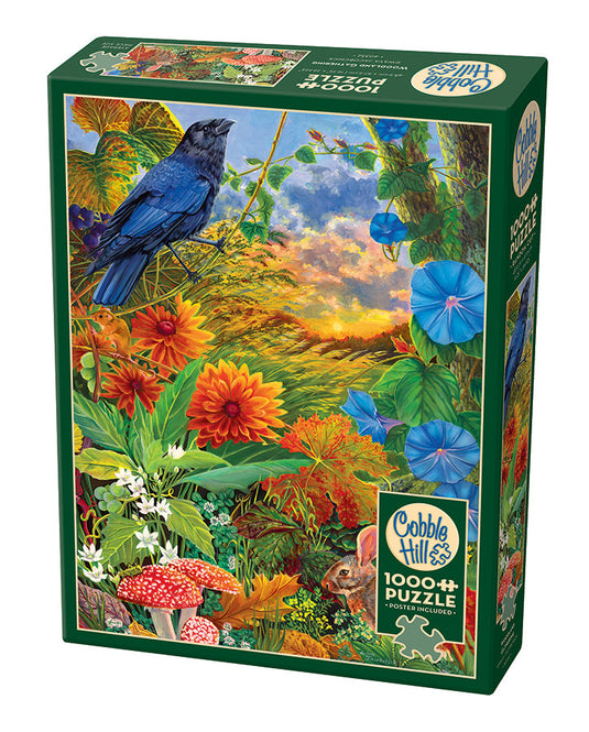 Woodland Gathering 1000 Piece Jigsaw Puzzle by Cobble Hill - 1