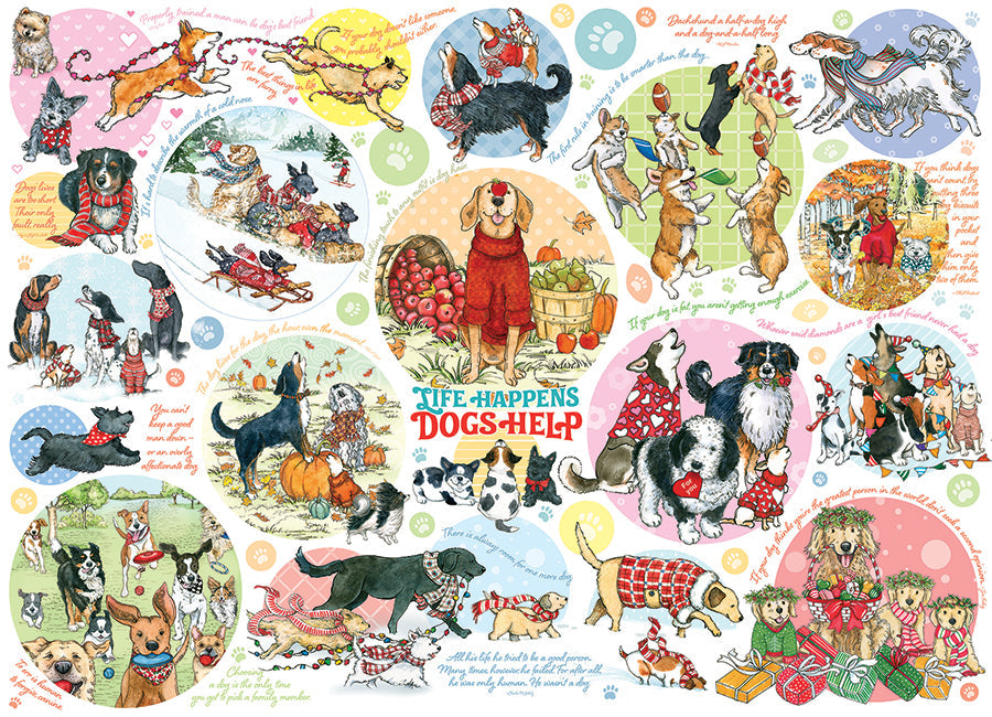 Dog Thoughts 1000 Piece Jigsaw Puzzle by Cobble Hill