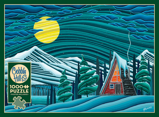 Winter Tranquility 1000 Piece Jigsaw Puzzle by Cobble Hill - 4