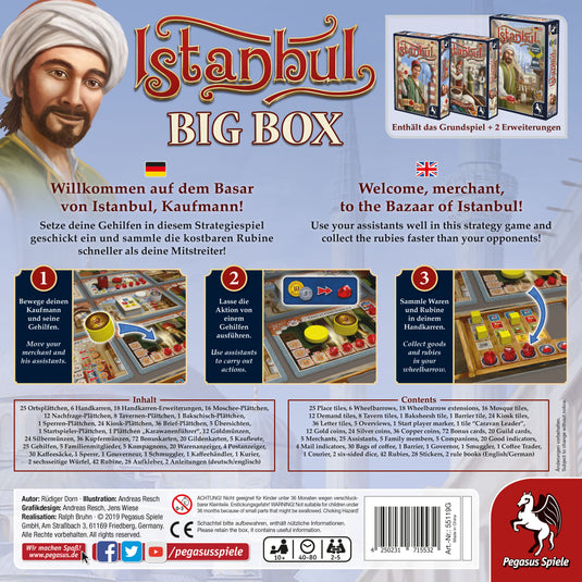 Istanbul: Big Box Board Game by Pegasus Spiele