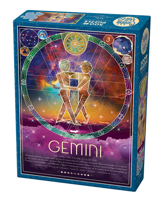 Gemini 500 Piece Jigsaw Puzzle by Cobble Hill - 1