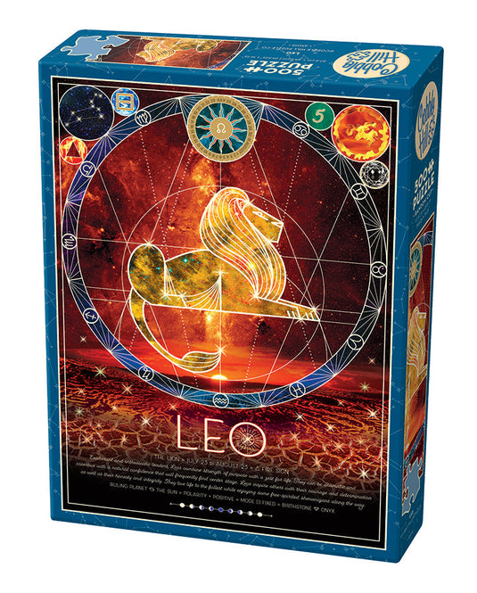 Leo 500 Piece Jigsaw Puzzle by Cobble Hill - 1