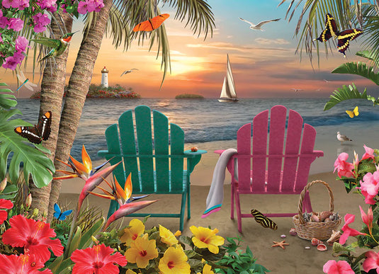 Island Paradise 500 Piece Jigsaw Puzzle by Cobble Hill