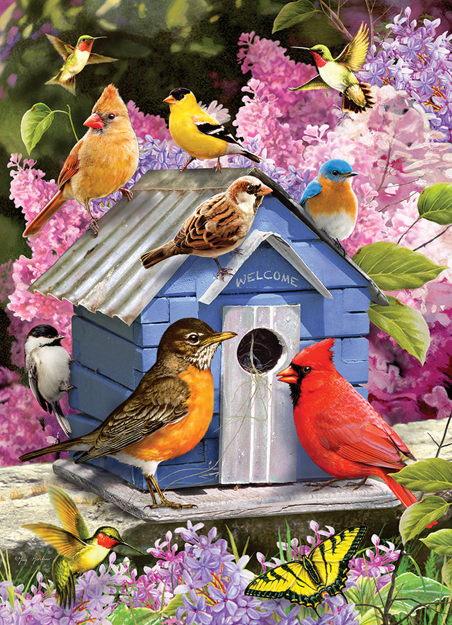 Spring Birdhouse 500 Piece Jigsaw Puzzle by Cobble Hill