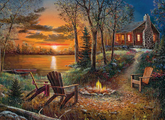 Fireside 500 Piece Jigsaw Puzzle by Cobble Hill