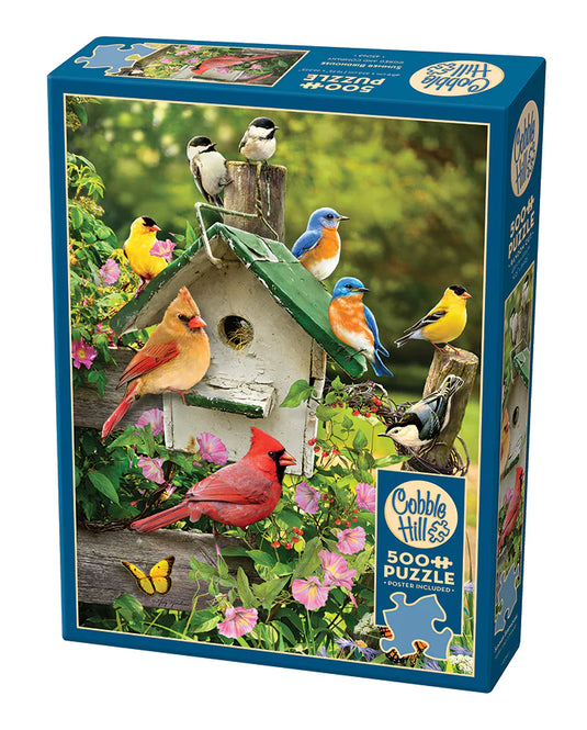 Summer Birdhouse 500 Piece Jigsaw Puzzle by Cobble Hill