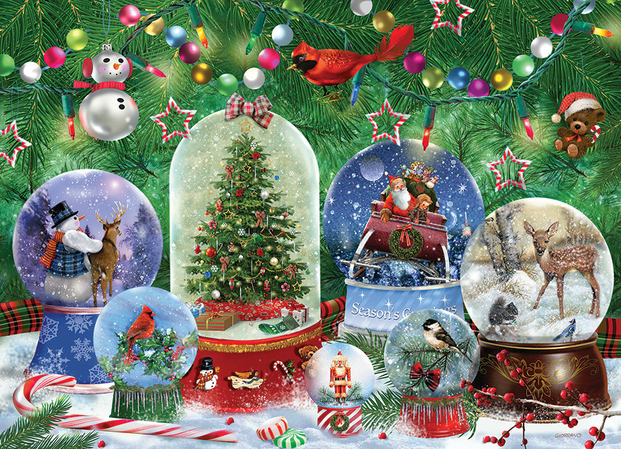 Snow Globes 500 Piece Jigsaw Puzzle by Cobble Hill