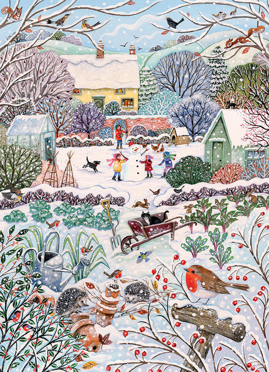 Winter Holidays 500 Piece Jigsaw Puzzle by Cobble Hill - 2