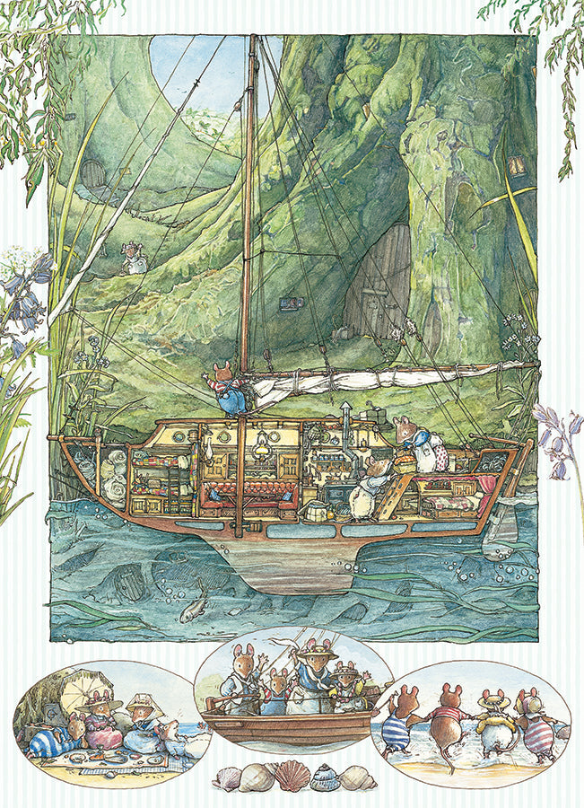 Brambly Hedge All Aboard! 500 Piece Jigsaw Puzzle by Cobble Hill