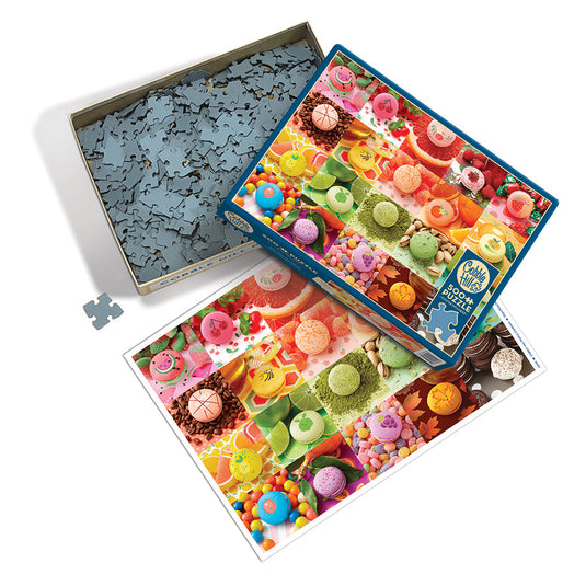 Nom Nom Macarons 500 Piece Jigsaw Puzzle by Cobble Hill - 3