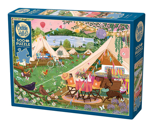 Glamping 500 Piece Jigsaw Puzzle by Cobble Hill