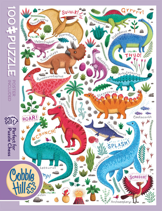 Rawr! 100 Piece Jigsaw Puzzle by Cobble Hill