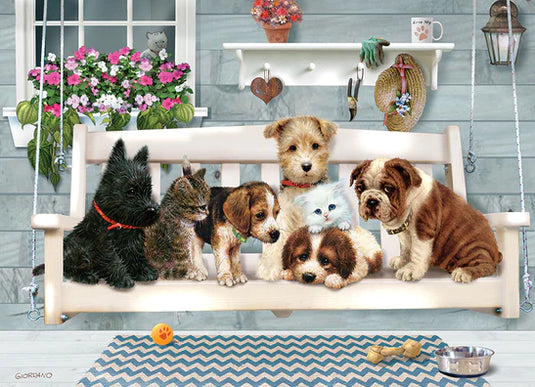 Porch Pals 350 (Family) Piece Jigsaw Puzzle by Cobble Hill