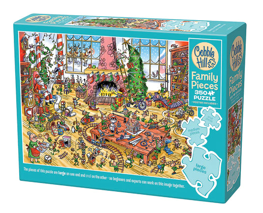 Elves at Work 350 (Family) Piece Jigsaw Puzzle by Cobble Hill