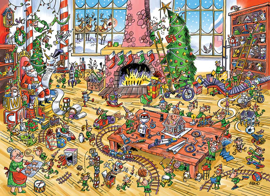 Elves at Work 350 (Family) Piece Jigsaw Puzzle by Cobble Hill